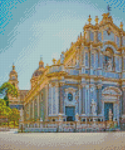 Catania Sicily Cathedral Diamond Painting