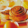 Cinnamon Rolls With Orange Diamond Painting