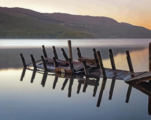 Coniston Water Lake Diamond Painting