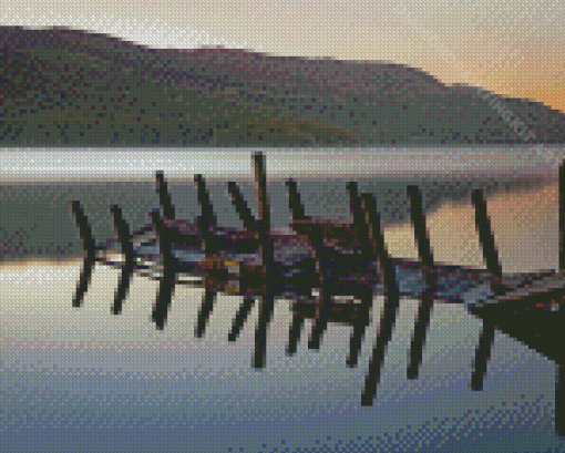 Coniston Water Lake Diamond Painting