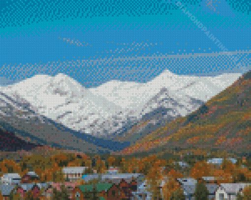 Crested Butte Town Diamond Painting