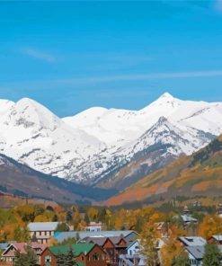 Crested Butte Town Diamond Painting