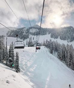 Crested Butte Snow Diamond Painting