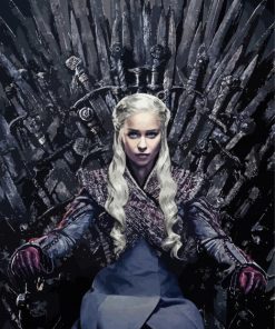 Daenerys The Iron Throne Diamond Painting