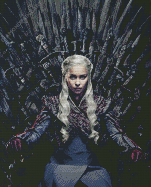 Daenerys The Iron Throne Diamond Painting