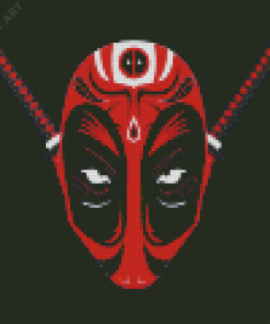 Deadpool Logo Diamond Painting