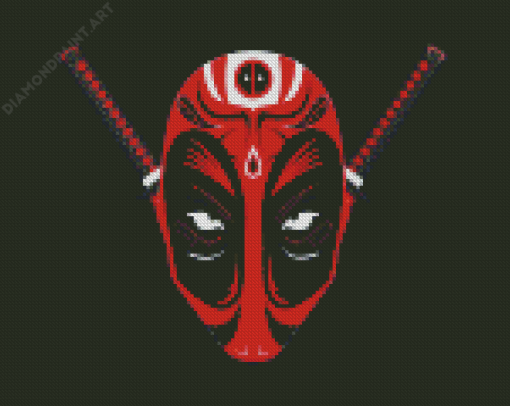 Deadpool Logo Diamond Painting