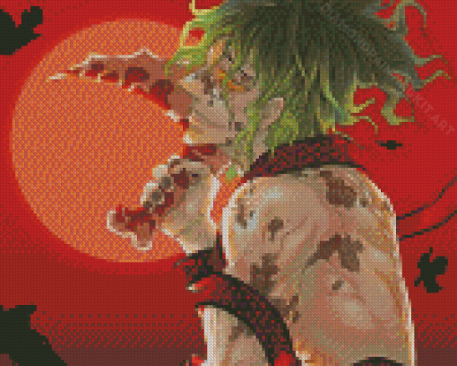 Demon Slayer Gyutaro Diamond Painting