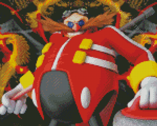 Doctor Eggman Sonic The Hedgehog Diamond Painting