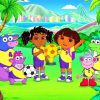 Dora The Explorer Cartoon Diamond Painting