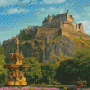 Edinburgh Castle Scotland Diamond Painting