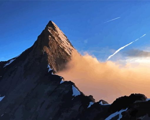 Eiger Summit In Switzerland Diamond Painting