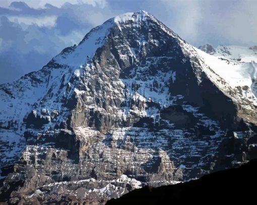 Eiger Switzerland Diamond Painting