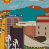 El Paso Illustration Diamond Painting