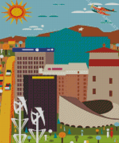 El Paso Illustration Diamond Painting