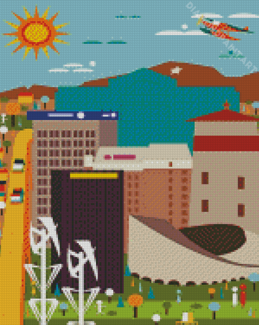 El Paso Illustration Diamond Painting