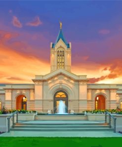 Fort Collins Colorado Temple Diamond Painting