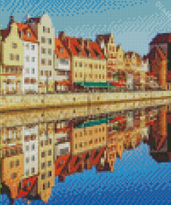 Gdansk Old Town Poland Diamond Painting