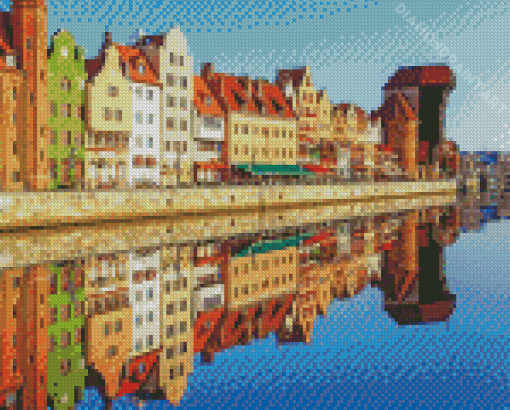 Gdansk Old Town Poland Diamond Painting