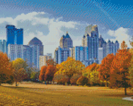 Georgia Midtown Atlanta Diamond Painting