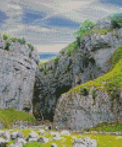 Gordale Scare Malham Diamond Painting