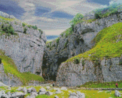 Gordale Scare Malham Diamond Painting