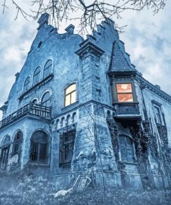 Gothic Horror House Diamond Painting