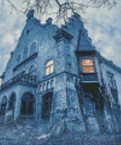 Gothic Horror House Diamond Painting