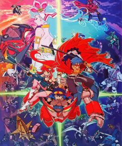 Gurren Lagann Anime Diamond Painting