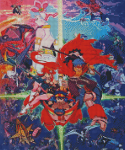 Gurren Lagann Anime Diamond Painting