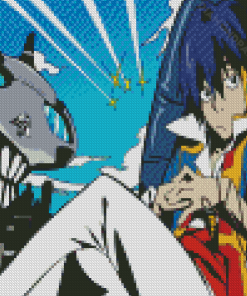 Gurren Lagann Characters Diamond Painting