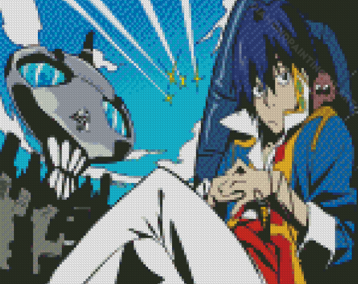 Gurren Lagann Characters Diamond Painting