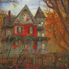 Haunted Property House Diamond Painting