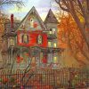 Haunted Property House Diamond Painting