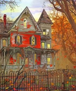 Haunted Property House Diamond Painting