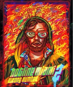 Hotline Miami 2 Poster Diamond Painting