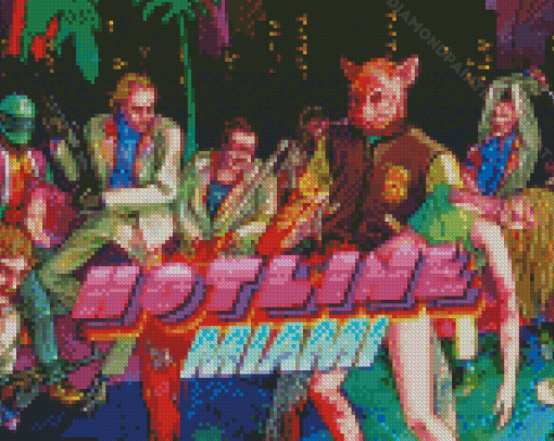 Hotline Miami Game Series Diamond Painting