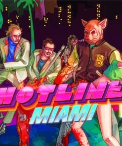 Hotline Miami Game Series Diamond Painting