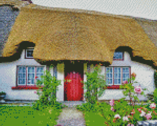 Irish Cottage Garden Diamond Painting