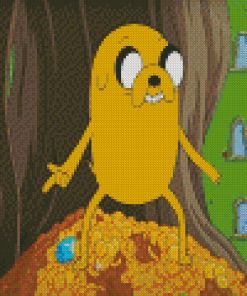 Jake The Dog Character Diamond Painting