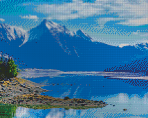 Jasper Canada Mountain Diamond Painting