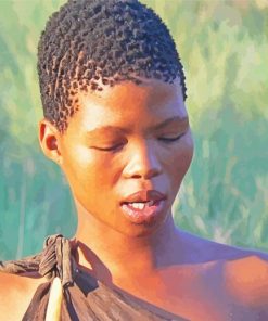 Khoisan Woman Diamond Painting