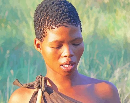 Khoisan Woman Diamond Painting