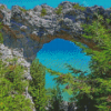 Mackinac Island Arch Diamond Painting