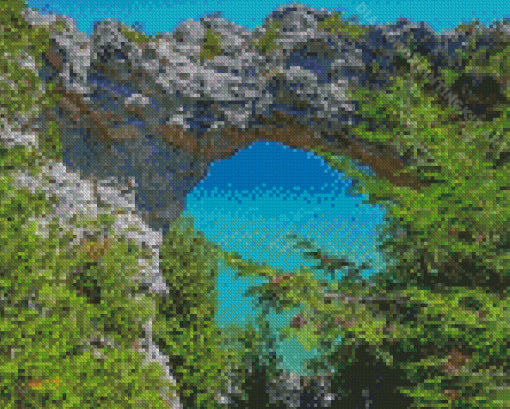 Mackinac Island Arch Diamond Painting