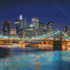 Manhattan Lights By Night Diamond Painting