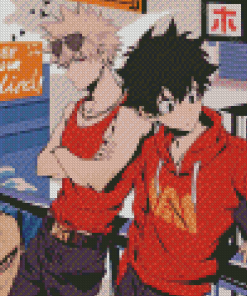 Mha Anime Izuku And Bakugo Diamond Painting