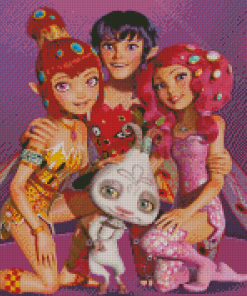 Mia And Me Animation Characters Diamond Painting