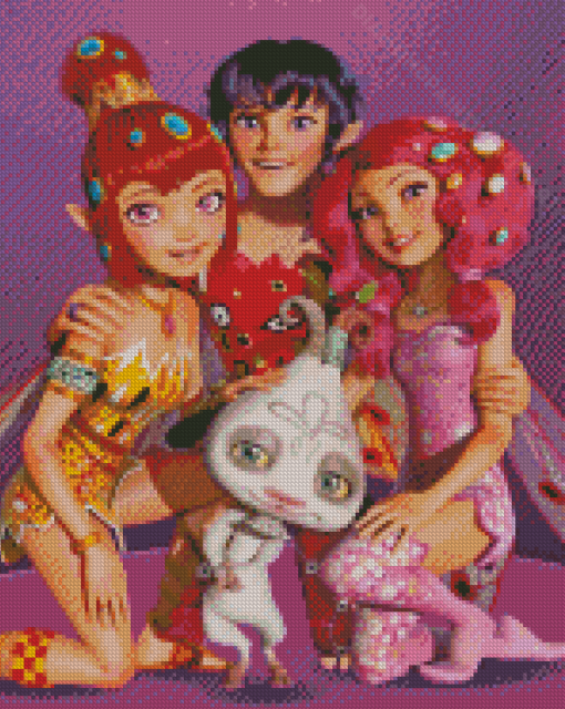 Mia And Me Animation Characters Diamond Painting