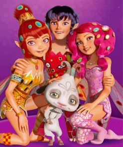 Mia And Me Animation Characters Diamond Painting